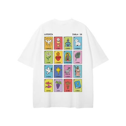 White "Lottery" T-shirt | Hosanna