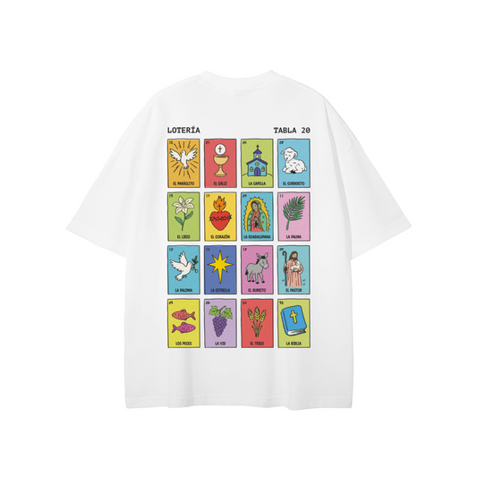 Playera "Lotería" Blanca | Hosanna