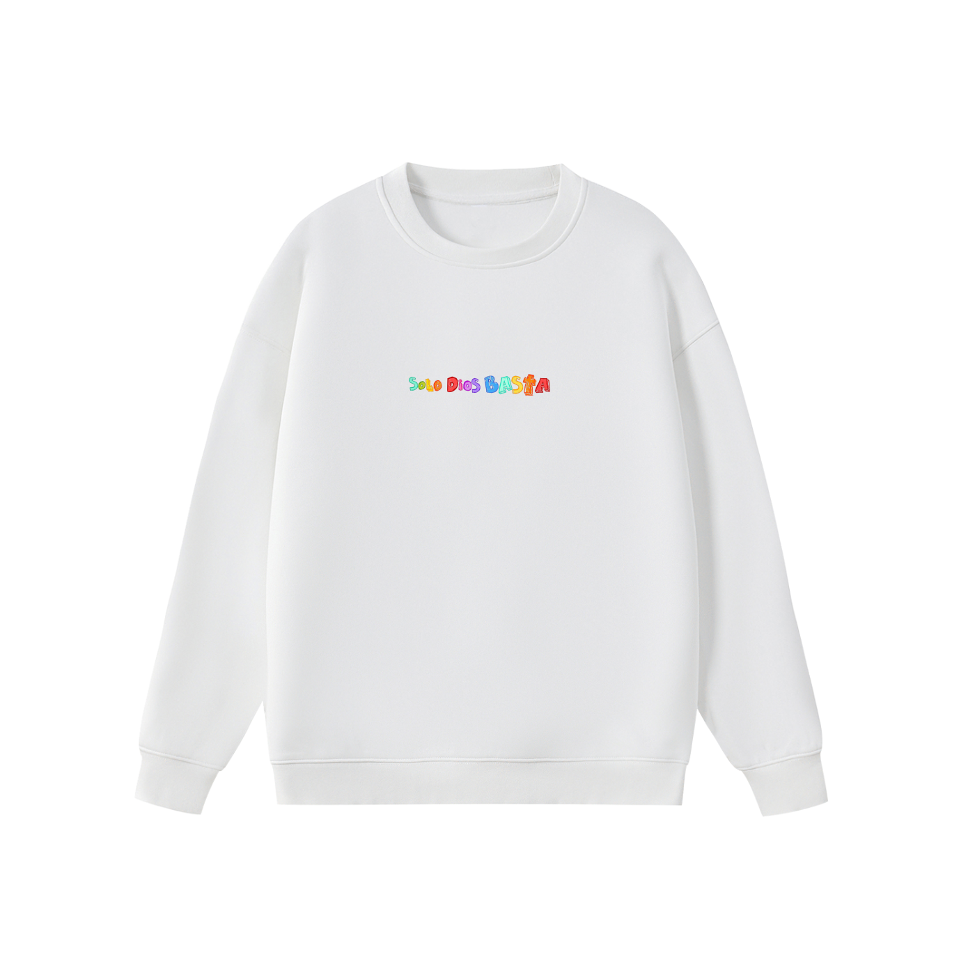 Sudadera "Solo Dios Basta" Blanca | Hosanna