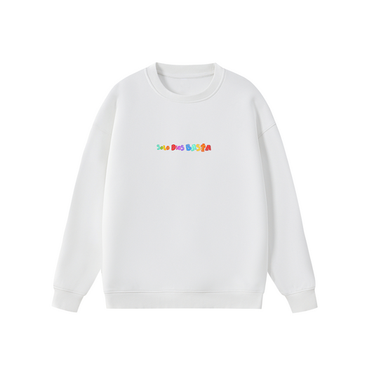 Sudadera "Solo Dios Basta" Blanca | Hosanna