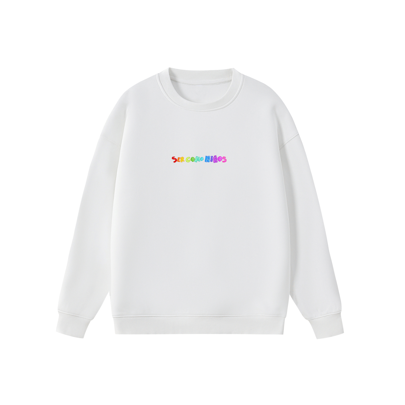 Sudadera "Ser como Niños" Blanca | Hosanna