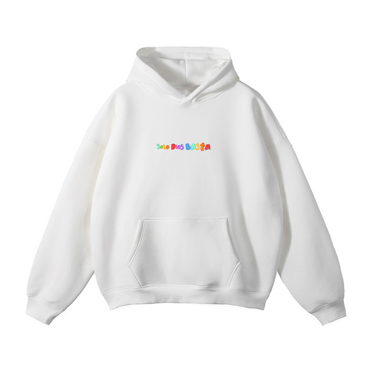 Hoodie "Solo Dios Basta" Blanca | Hosanna