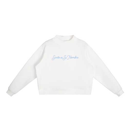 Selah | Sudadera Mock-Neck "Santo es su nombre" | Hosanna