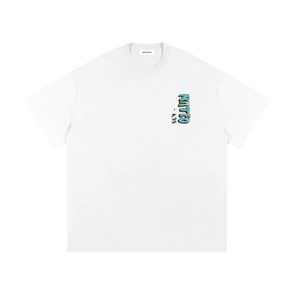"Seek First" T-shirt, white and blue | Hosanna