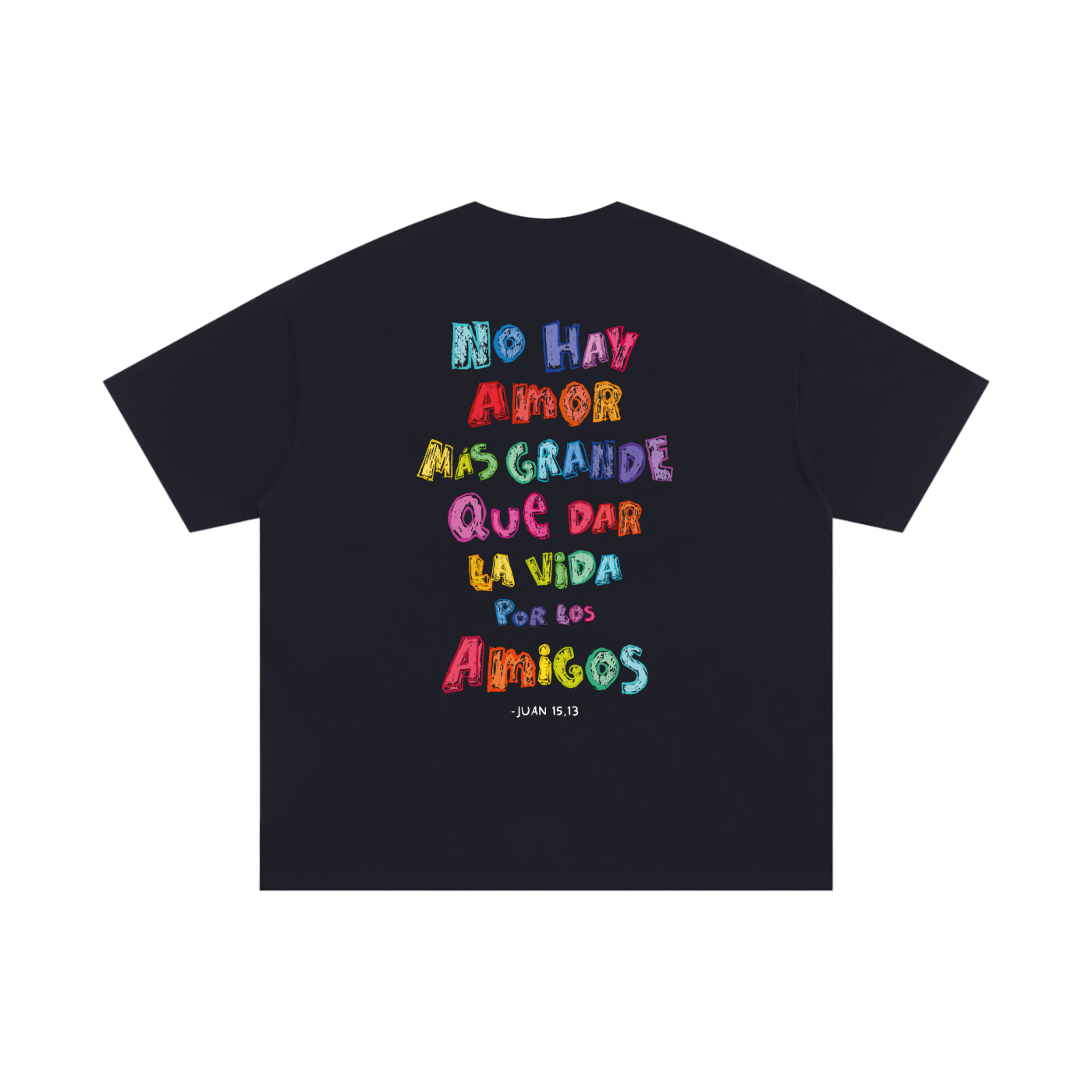 Playera "No hay Amor más Grande" Blanca | Hosanna