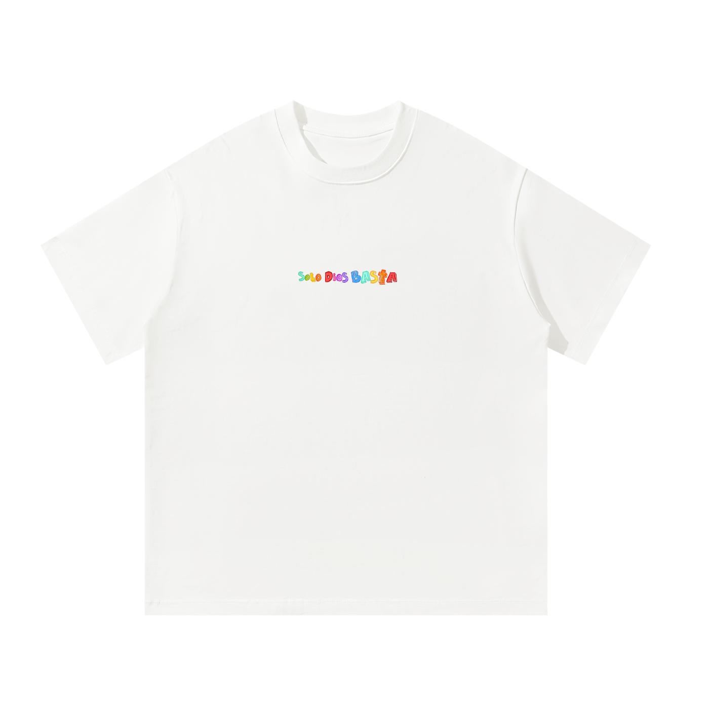 Playera "Solo Dios Basta"  Blanca | Hosanna