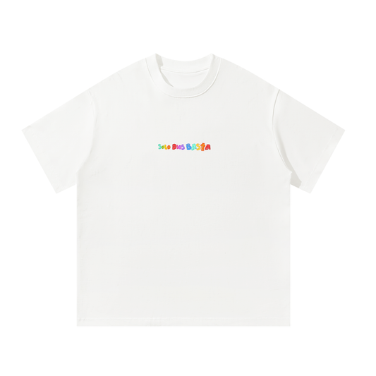 Playera "Solo Dios Basta"  Blanca | Hosanna