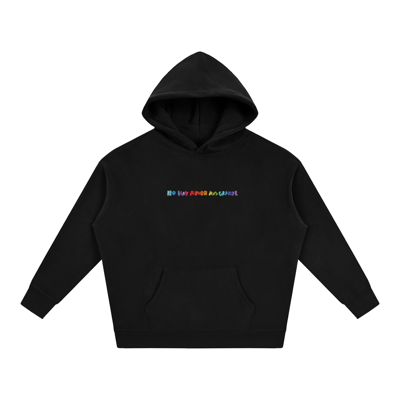 Hoodie "No hay amor mas grande" Negra | Hosanna