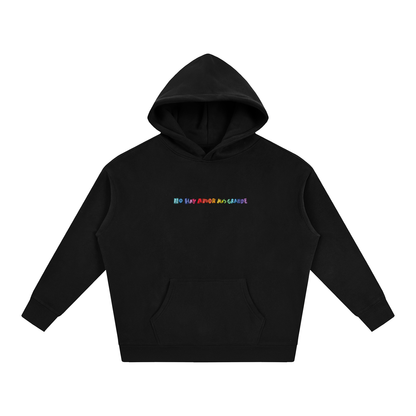Hoodie "No hay amor mas grande" Negra | Hosanna
