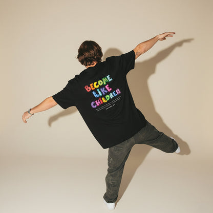 Playera "Become Like Children" Negra | Hosanna