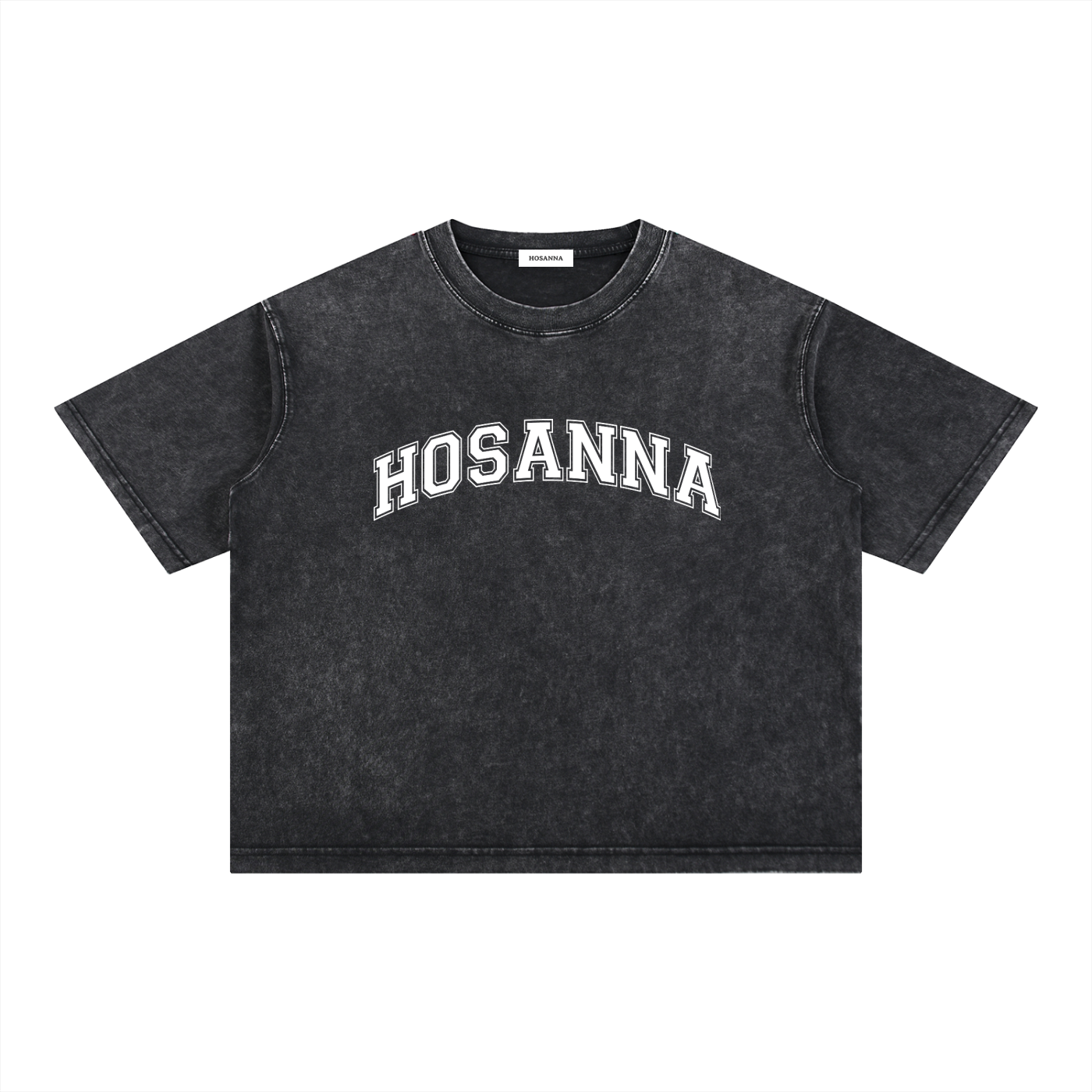 Playera "HOSANNA" Boxy Fit Mineral Wash | Hosanna