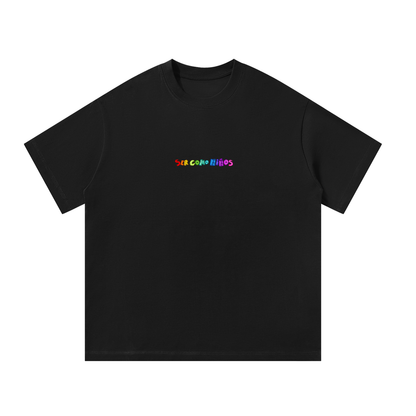 Playera "Ser como Niños"  Negra | Hosanna