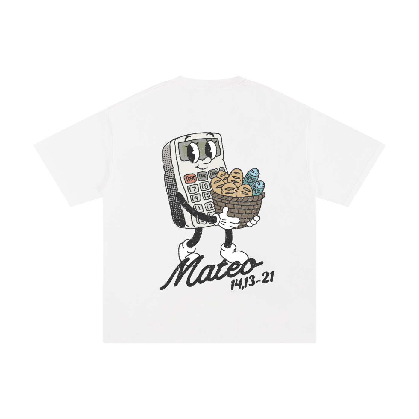 Playera "Calculadora" Blanca | Hosanna