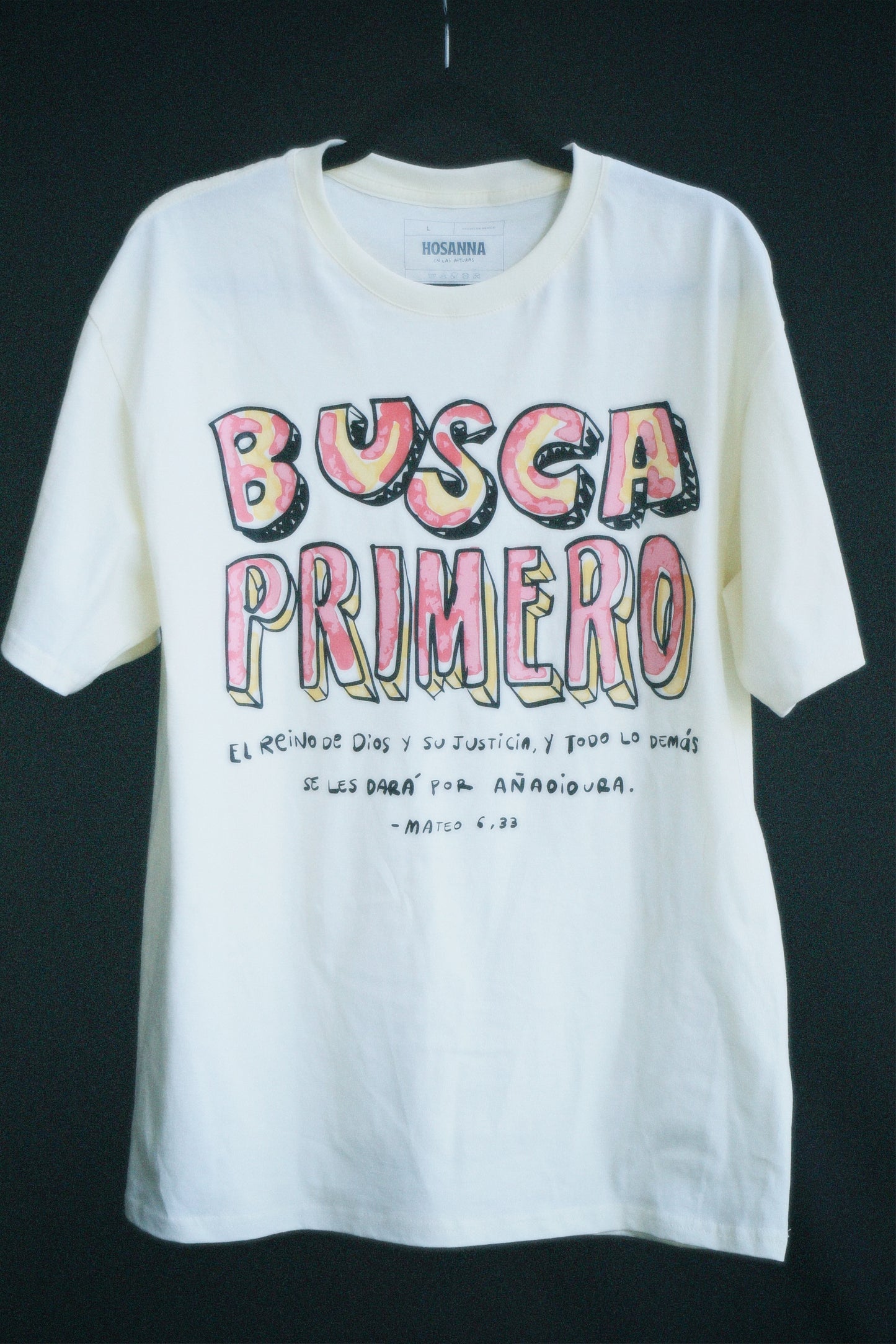 Playera BUSCA PRIMERO EL REINO P/Y