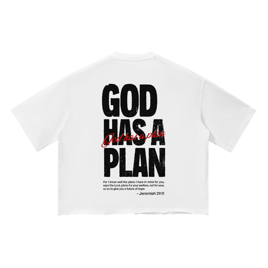 Playera "God Has A Plan" CROP | Hosanna