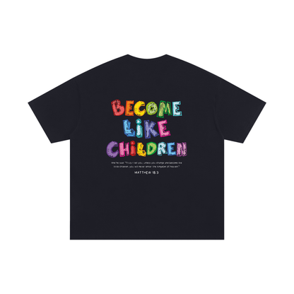 Playera "Become Like Children" Negra | Hosanna