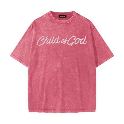 Playera "Child of God" Snow Washed | Hosanna
