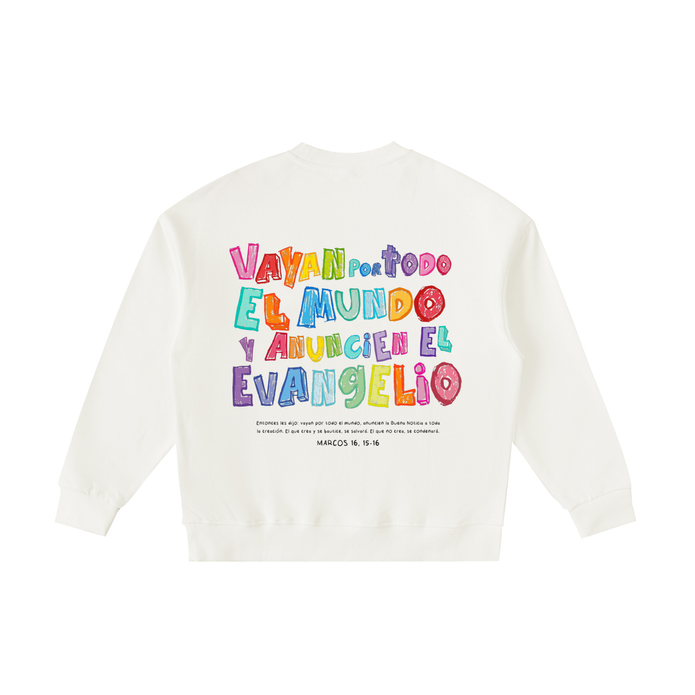 Sudadera Roots "Vayan por todo el Mundo" Beige - Niños | Hosanna