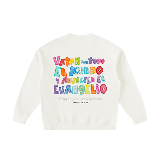 Sudadera Roots "Vayan por todo el Mundo" Beige - Niños | Hosanna