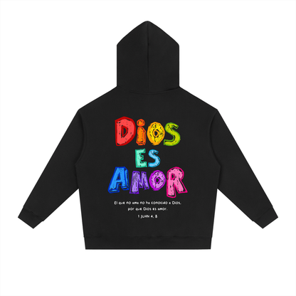 Hoodie "Dios es Amor" Negra | Hosanna
