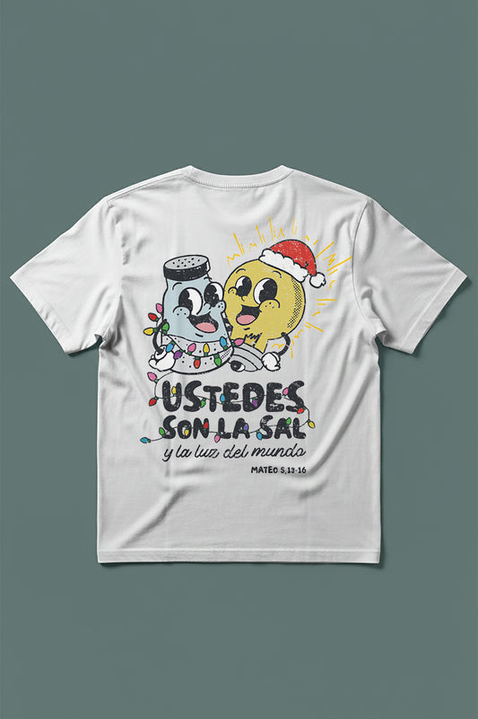 Playera LA SAL Y LA LUZ - Navidad