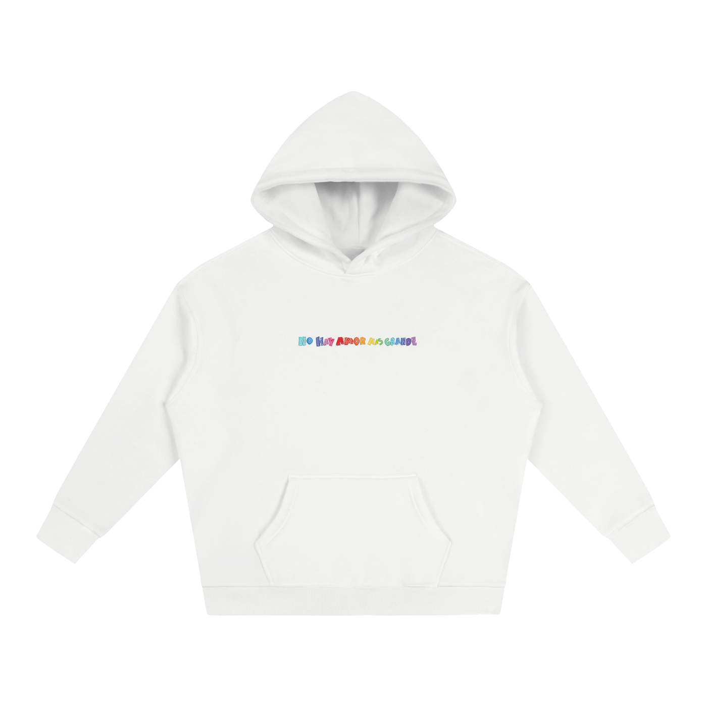 Hoodie "No hay amor mas grande" Blanca | Hosanna