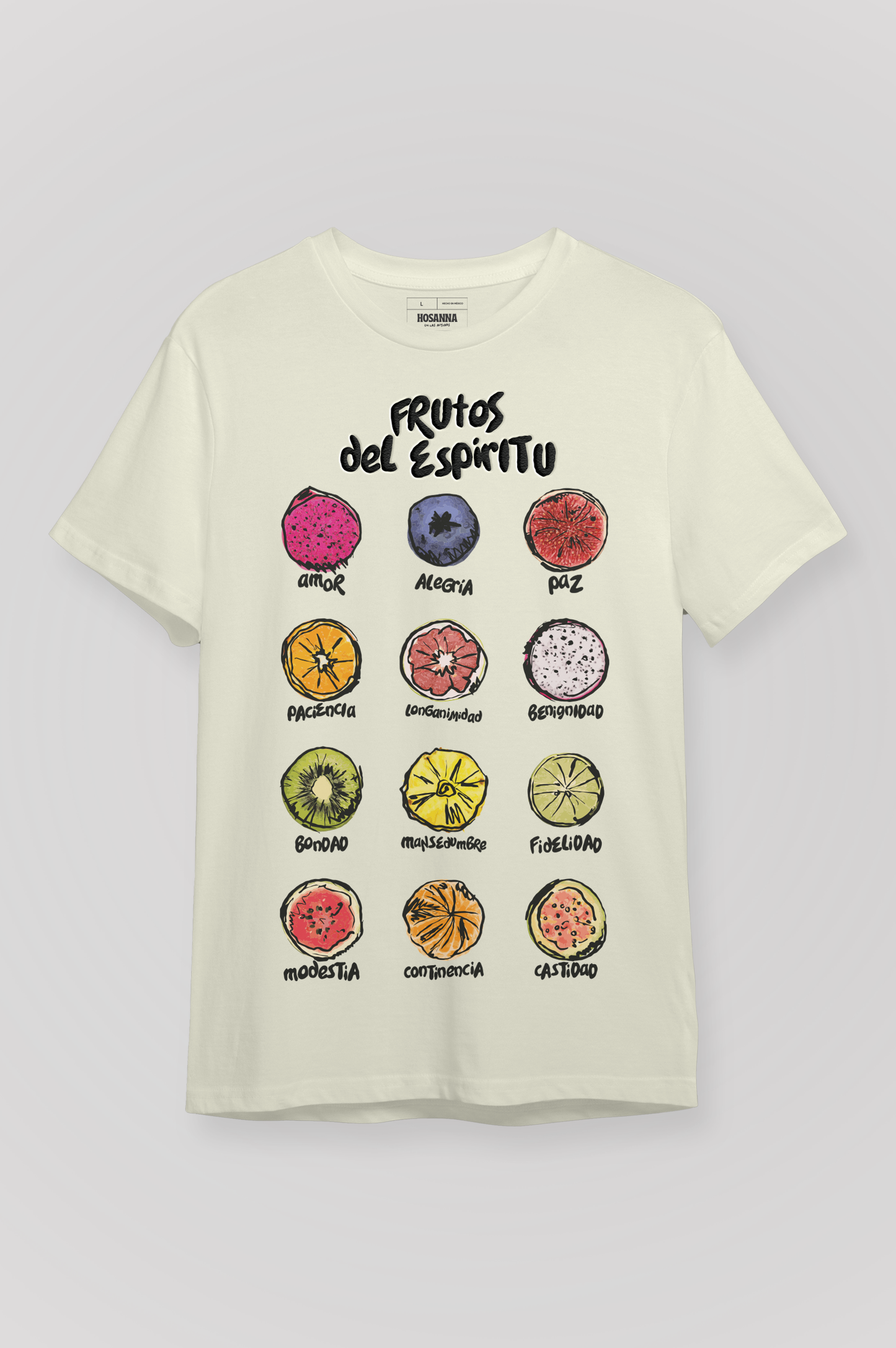 Playera FRUTOS DEL ESPÍRITU