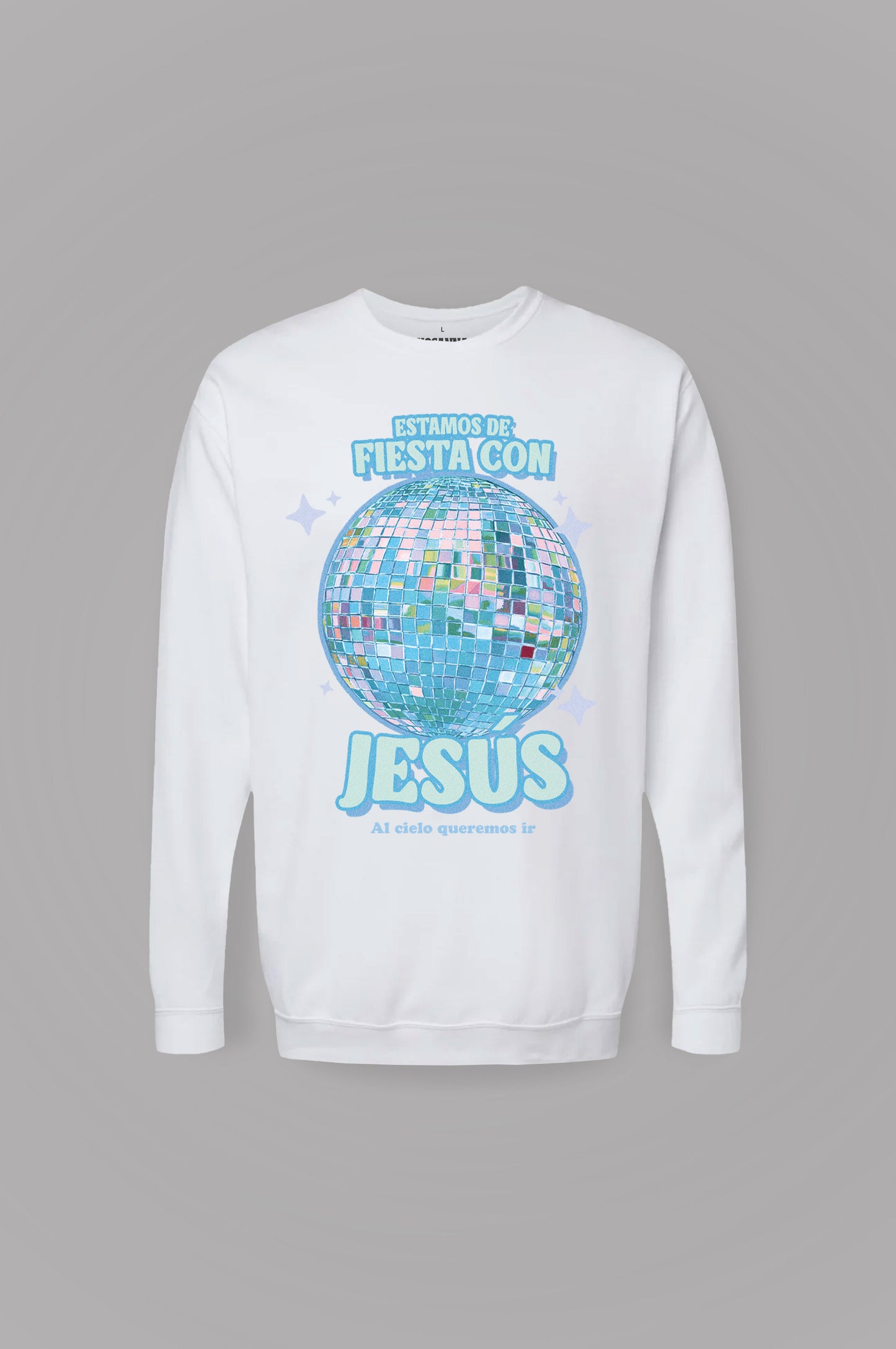 Sudadera básica ESTAMOS DE FIESTA CON JESÚS