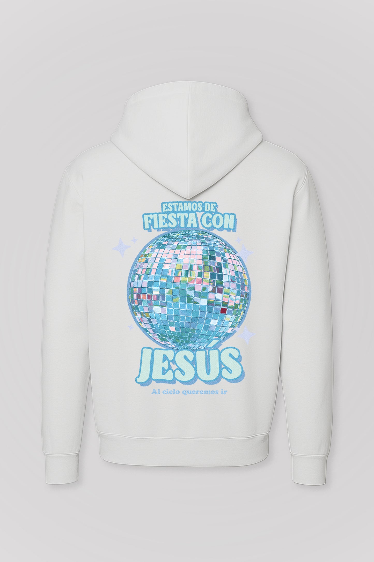 Hoodie con cierre  ESTAMOS DE FIESTA CON JESÚS